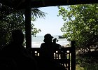 IMG 0432A  Pause i skyggen med udsigt ud til det Syd Kinesiske Hav Borneo