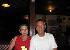 IMG 0584A  Karin og John i restauranten ved Discovery River Lodge Borneo